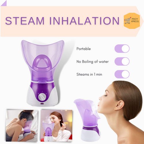 Steam Inhaler (Hot Mist Sauna) PLUS free Oximeter