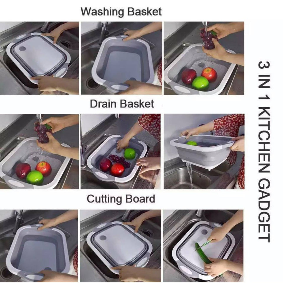 Multi functional Folding Cutting Board