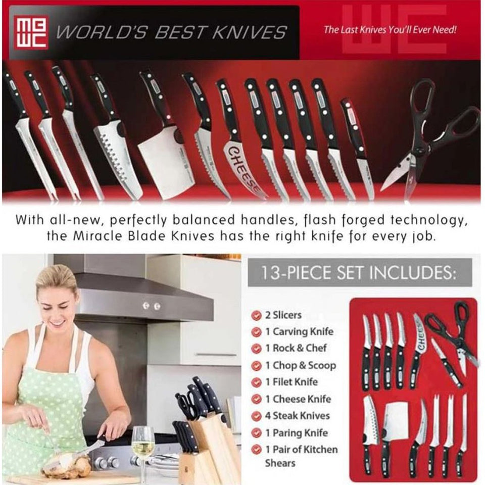 MIRACLE BLADE - 13 PIECE KNIFE SET – Pinoy Xpress