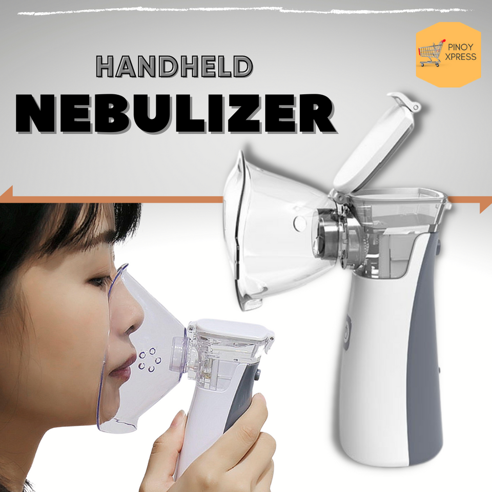 Mesh Nebulizer - Mini Compact Portable Coughing Phlegm Mesh Nebulizer PLUS 1 FREE NO COUGH ORGANIC  PATCH