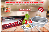 MIRACLE BLADE - 13 PIECE KNIFE SET