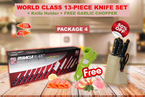MIRACLE BLADE - 13 PIECE KNIFE SET