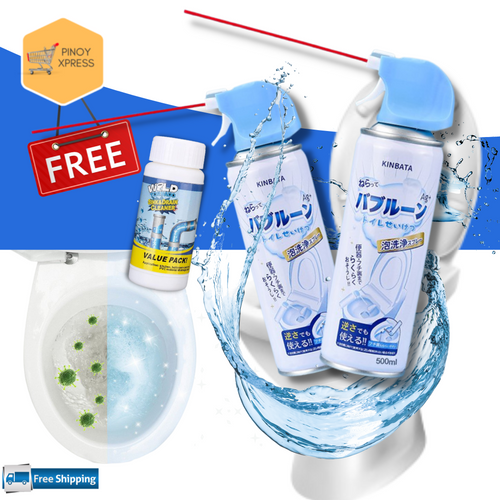 Japanese Cleaning and Disinfectant Foam (Buy 1 take 1) Plus Free Wild Tornado