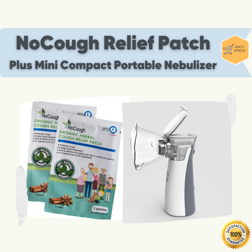 NoCough Organic Herbal Relief Patch (Buy 1 Take 2 Sachet)